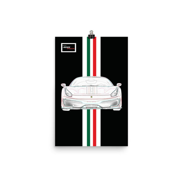 Ferrari 488 Pista Tailor Made Poster