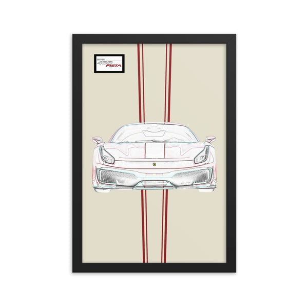 Tailor Made Ferrari 488 Pista Framed Print