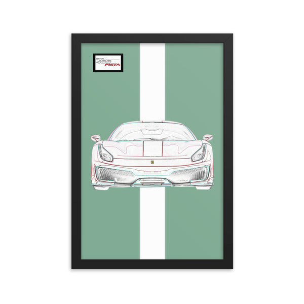 Tailor Made Ferrari 488 Pista Framed Print