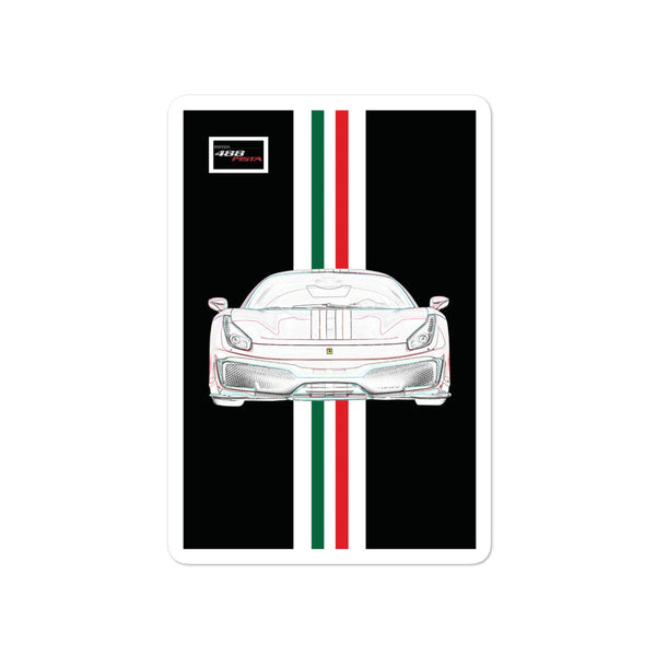 Ferrari 488 Pista Tailor Made Sticker