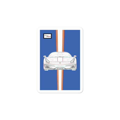 Tailor Made Ferrari 488 Pista Sticker