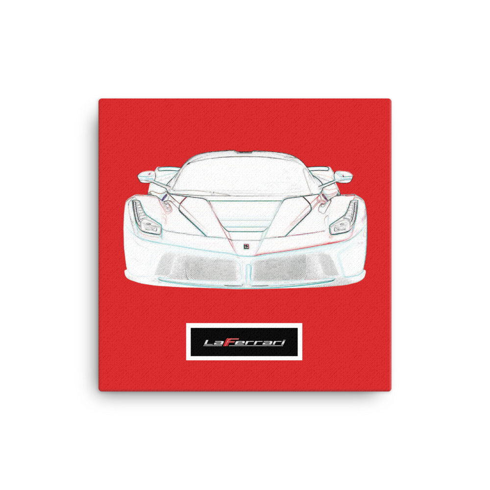 Rosso Corsa LaFerrari Canvas