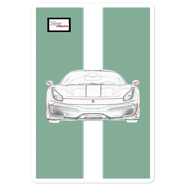 Tailor Made Ferrari 488 Pista Sticker