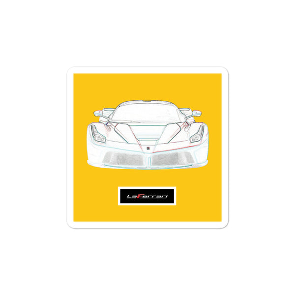 Giallo Modena LaFerrari Sticker