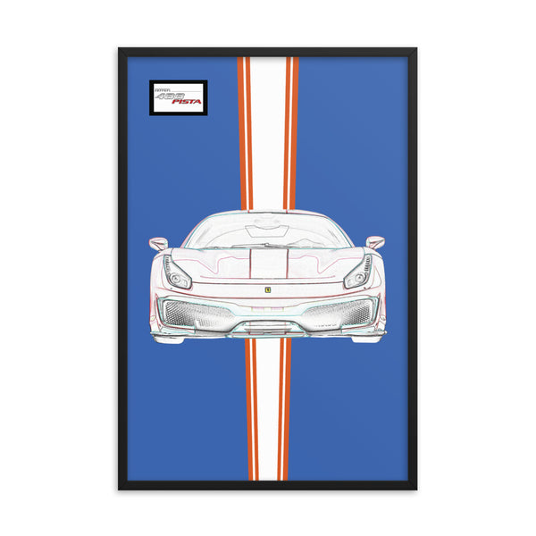 Tailor Made Ferrari 488 Pista Framed Print