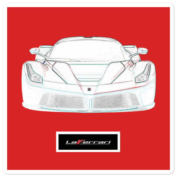 Rosso Corsa LaFerrari Sticker