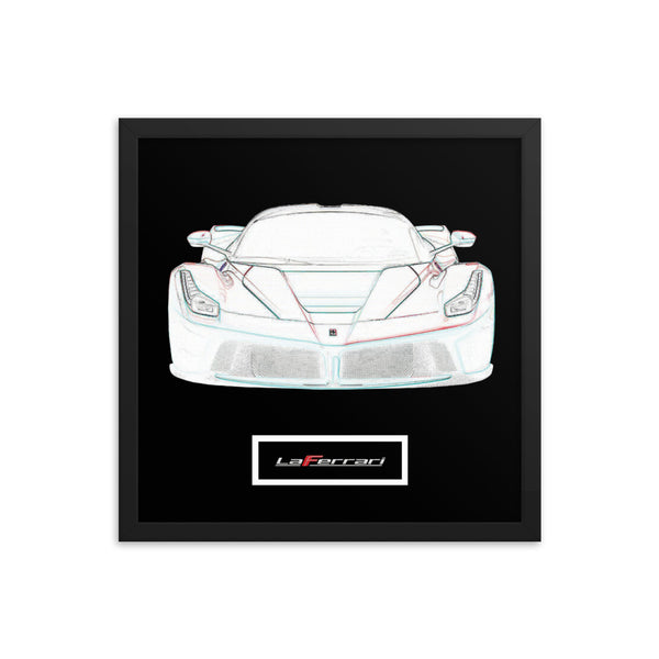 Nero LaFerrari Framed Print