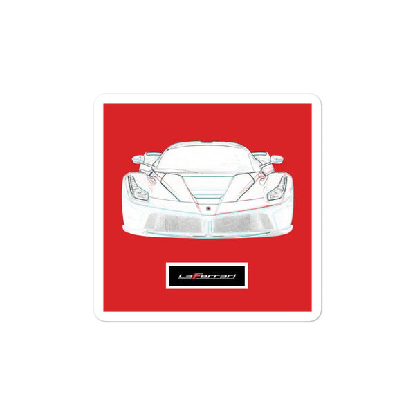 Rosso Corsa LaFerrari Sticker