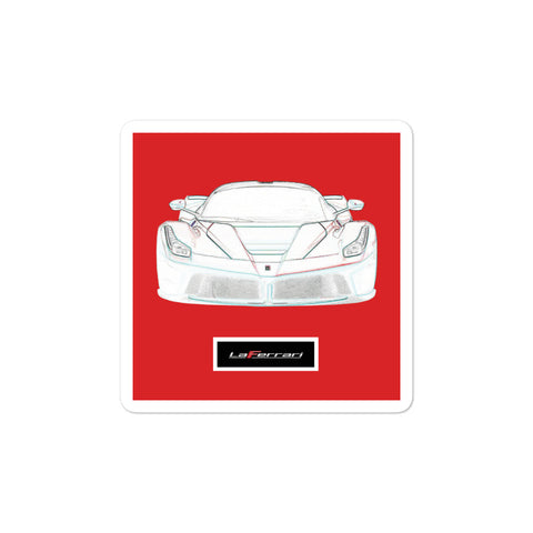 Rosso Corsa LaFerrari Sticker