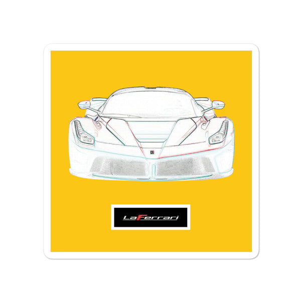 Giallo Modena LaFerrari Sticker