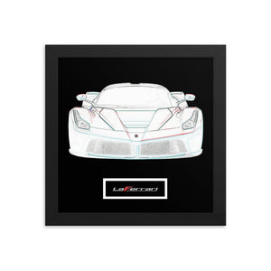 Nero LaFerrari Framed Print