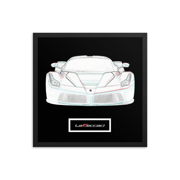 Nero LaFerrari Framed Print